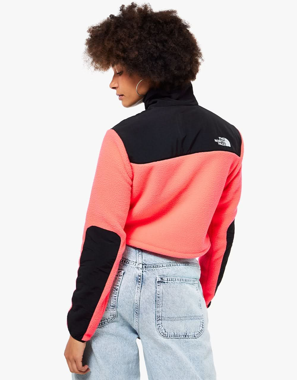 The North Face Womens Crop Denali - Brilliant Coral