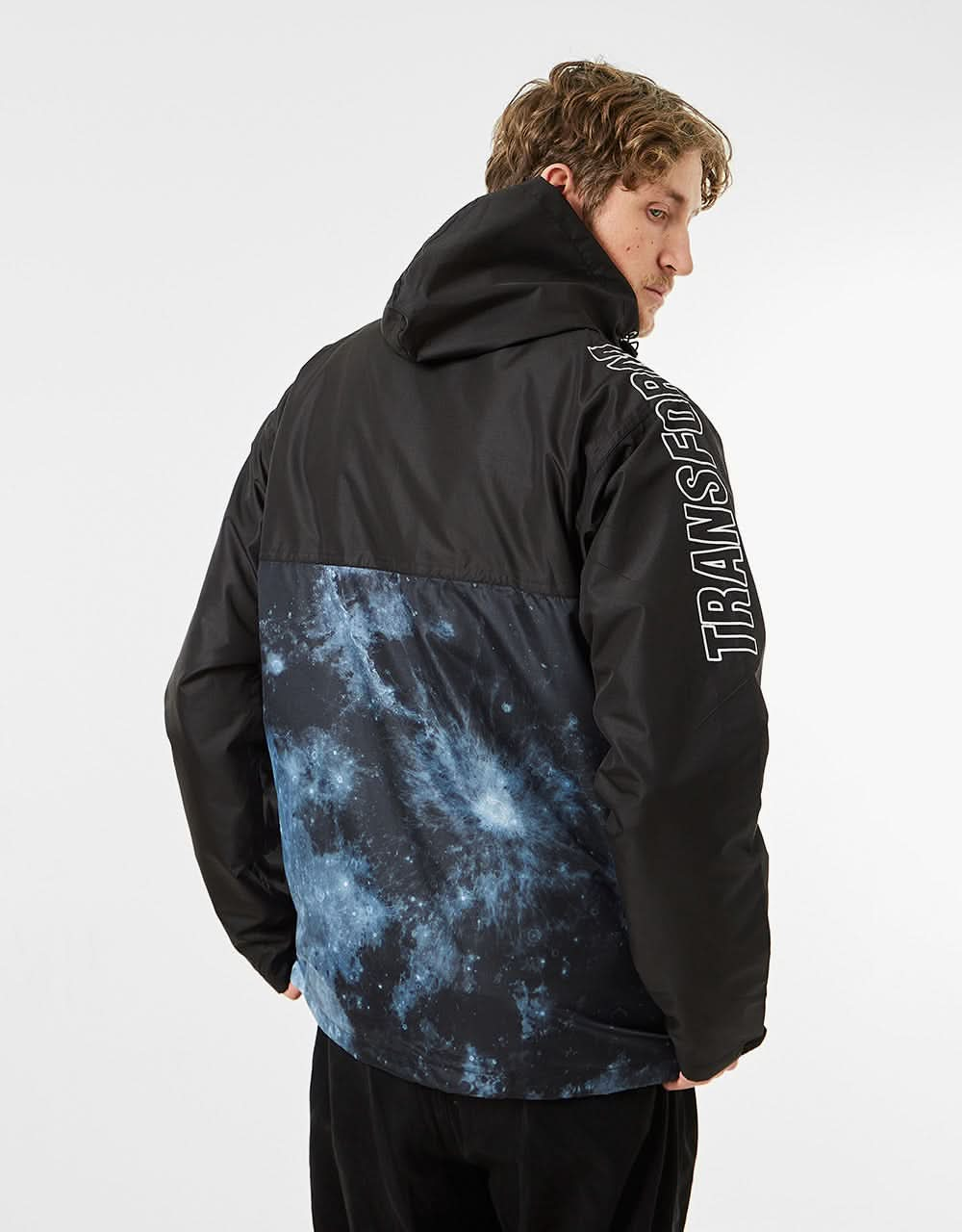 Transform The Fast Text Windbreaker Snowboard Jacket - Moon