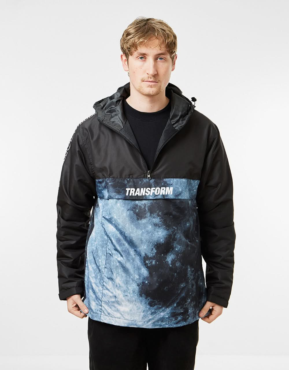 Transform The Fast Text Windbreaker Snowboard Jacket - Moon