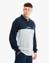 DC Swarm L/S Polo Shirt - Navy Blazer