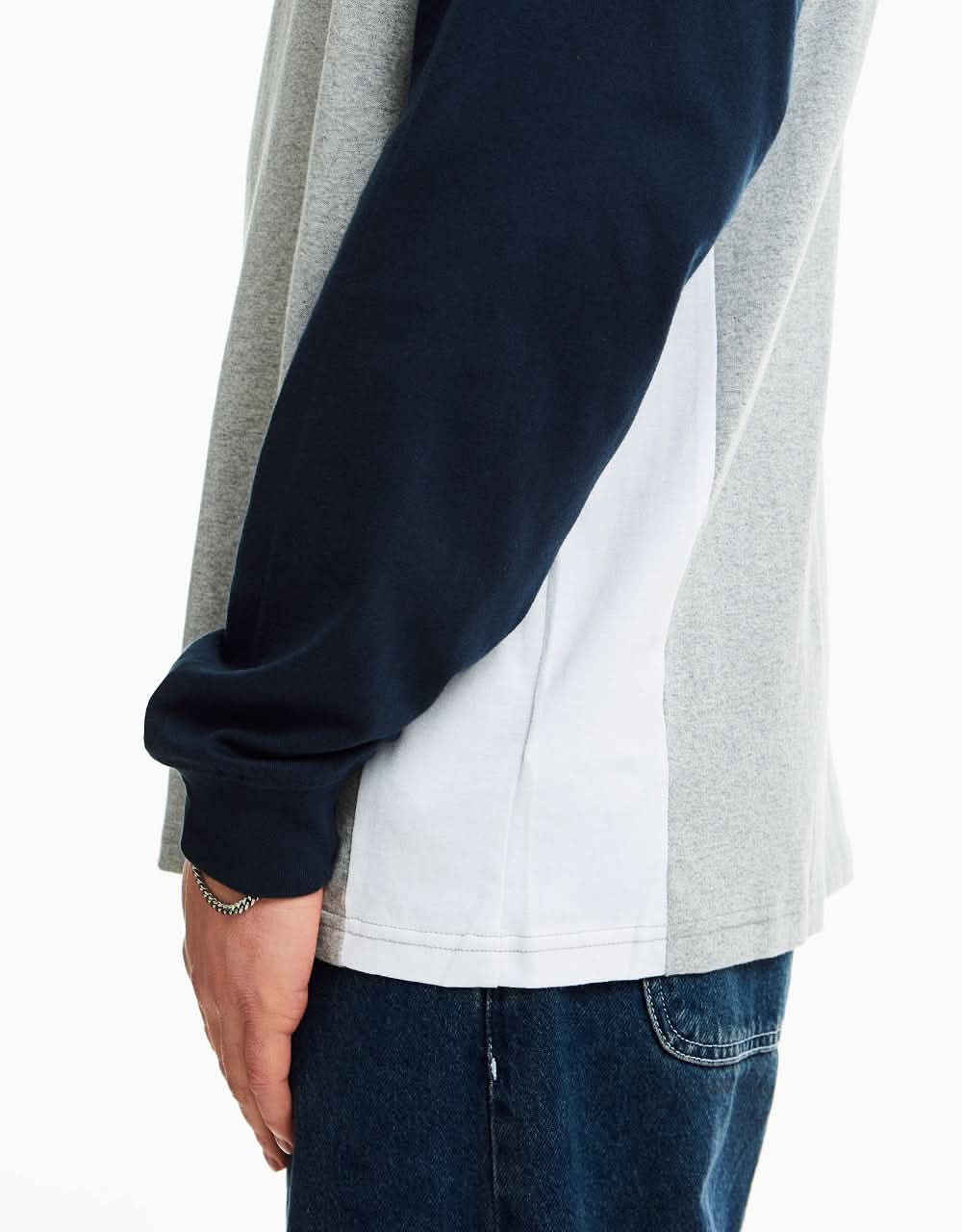 DC Swarm L/S Polo Shirt - Navy Blazer