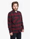 Chemise L/S Dickies Sacramento - Marron