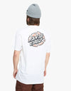 Santa Cruz Warp Broken Dot T-Shirt - White