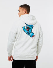 Santa Cruz Screaming Hand Chest Pullover Hoodie - Athletic Heather