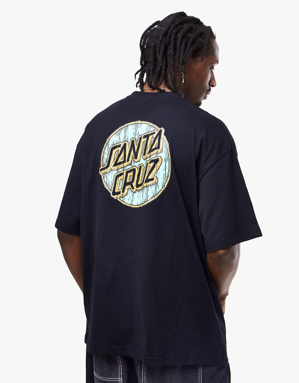 Santa Cruz Tiki Dot T-Shirt - Black