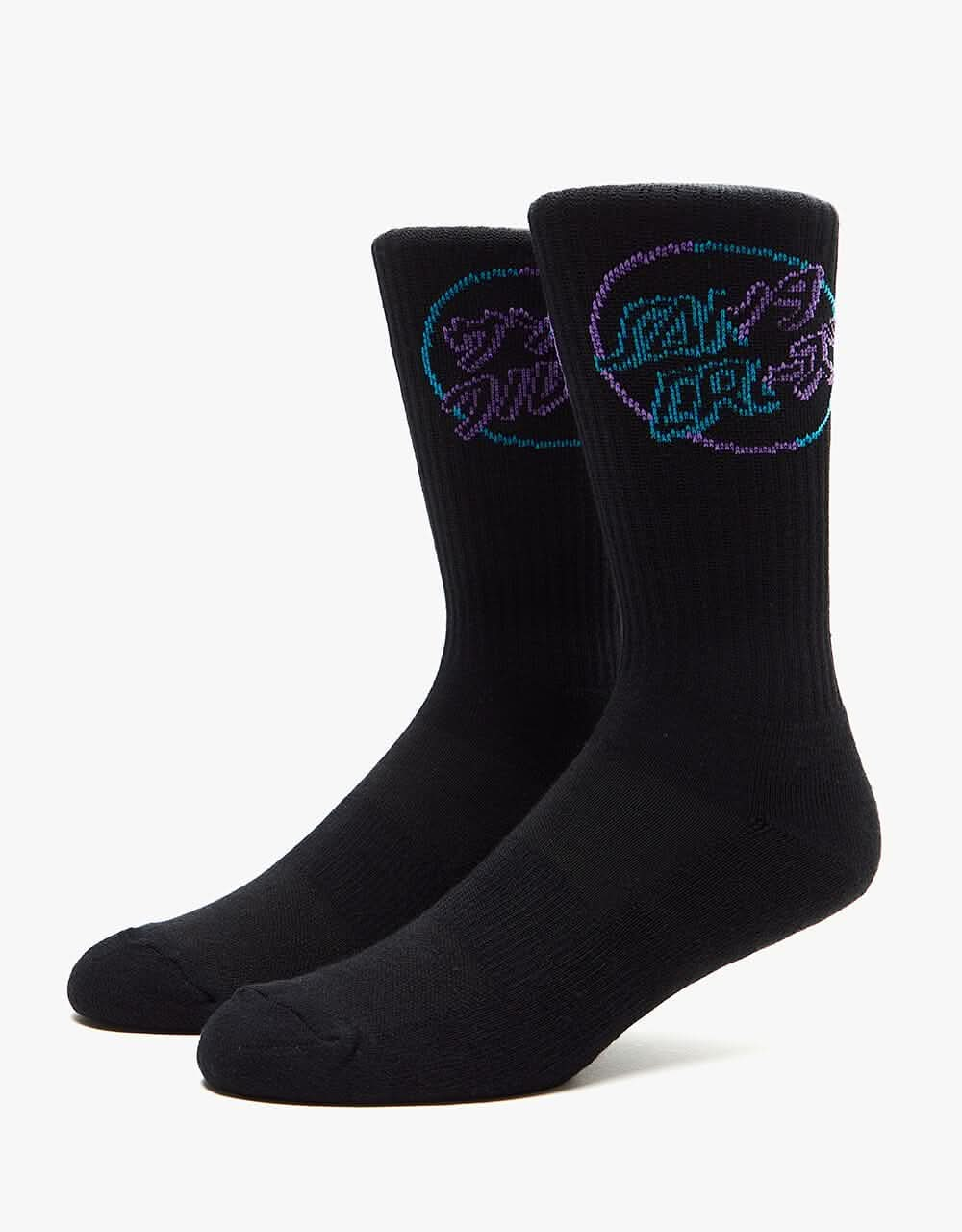 Santa Cruz Divide Dot Socks - Black