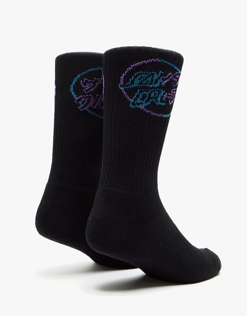 Santa Cruz Divide Dot Socks - Black