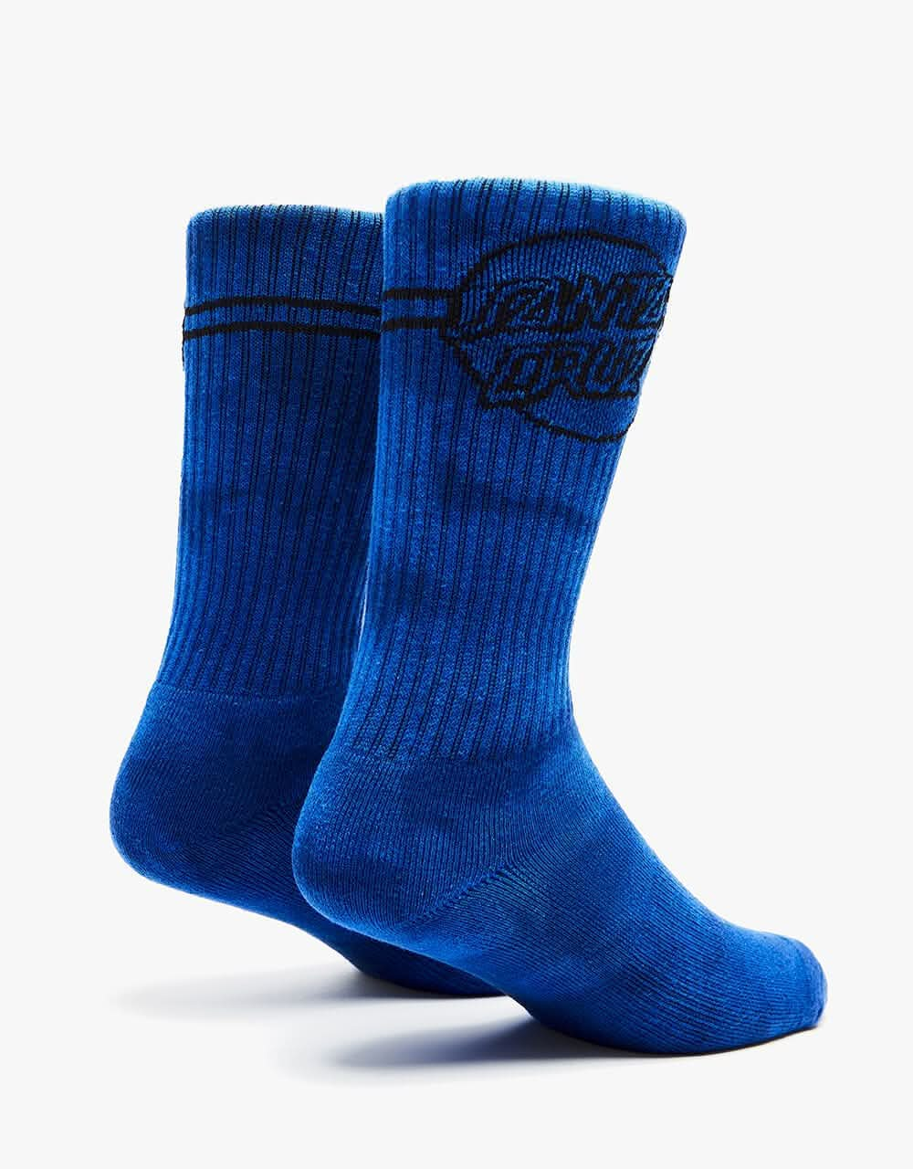 Santa Cruz Opus Dot Stripes Socks - Royal Cloud Dye