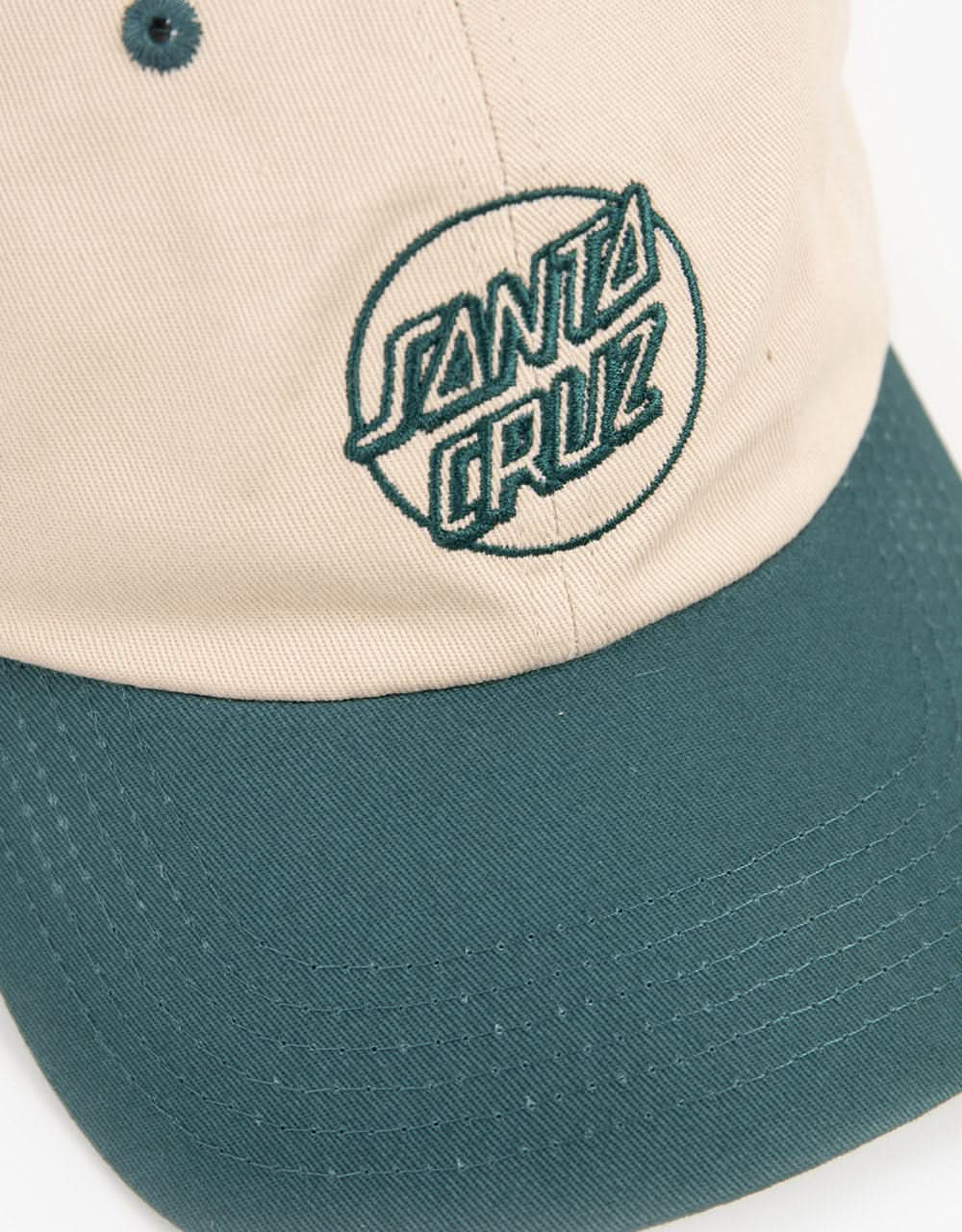 Santa Cruz Organic Opus Dot Cap - Off White/Blue