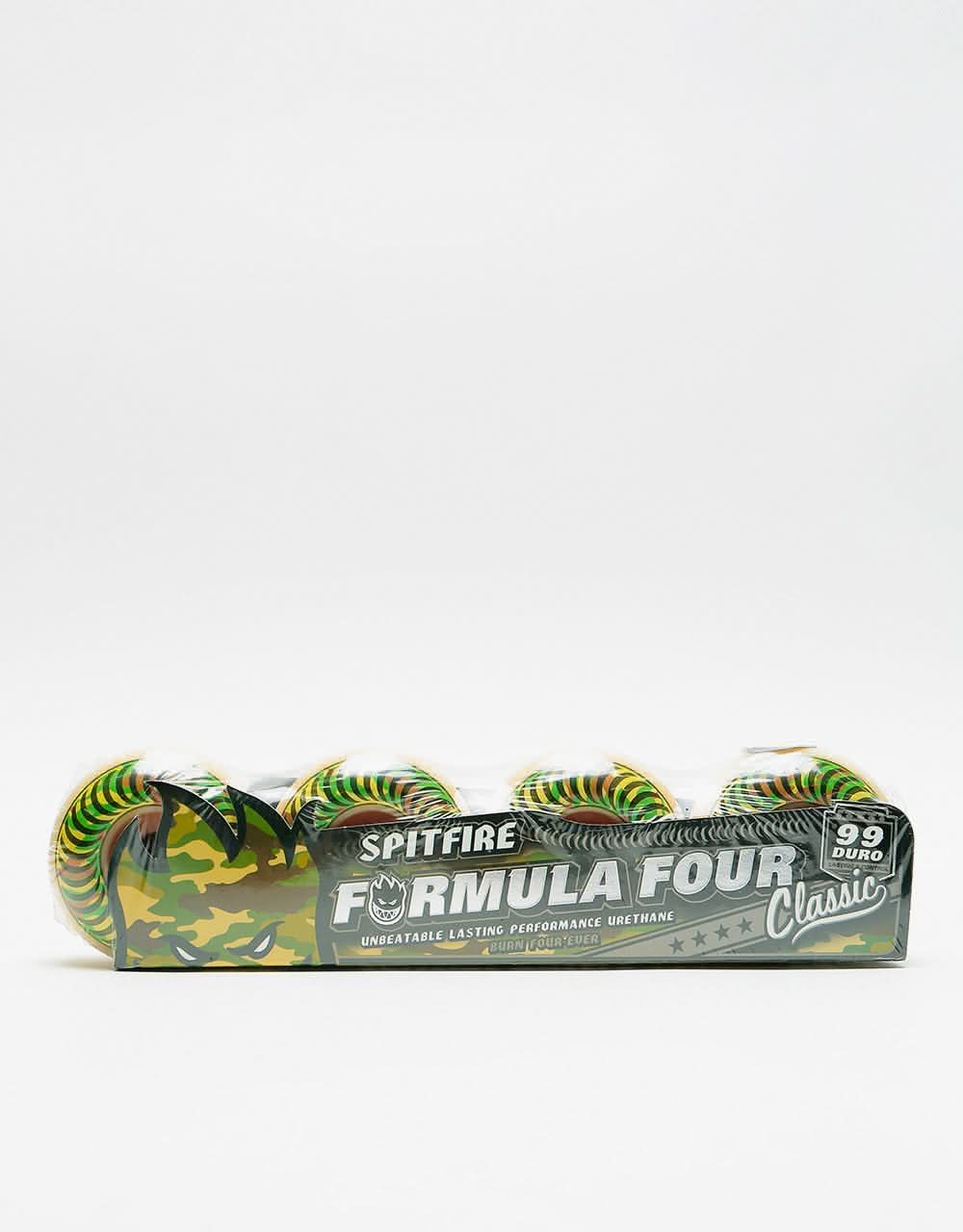 Spitfire Camo Classic Formula Four 99d Skateboard Wheel - 52mm