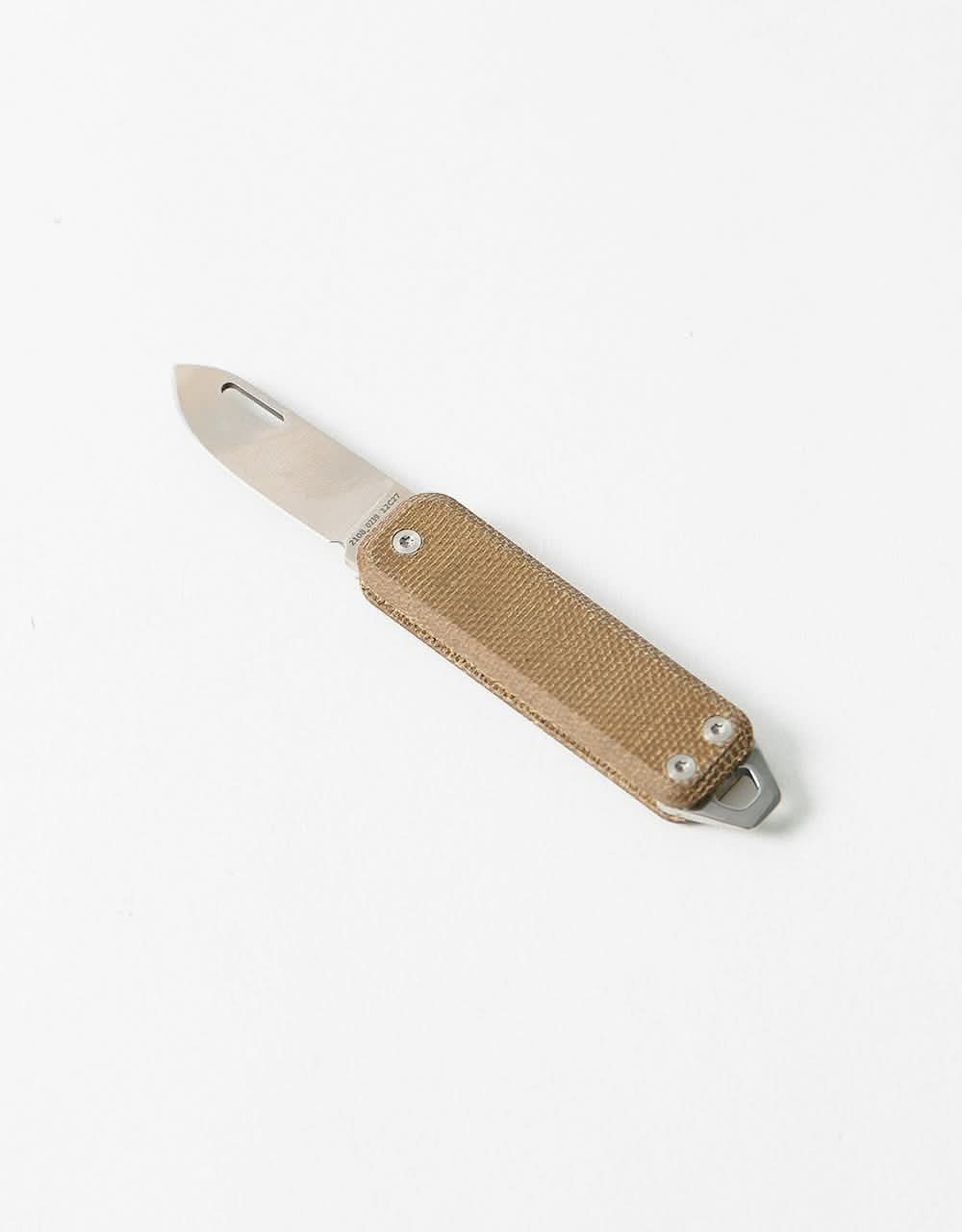 James The Elko Pocket Knife - OD Green/Stainless/Micarta