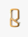 James The Mehlville 'Carabiner' Keychain - Brass/Brass