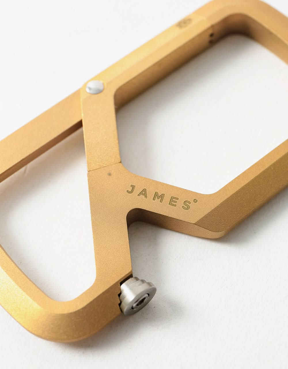 James The Mehlville 'Carabiner' Keychain - Brass/Brass