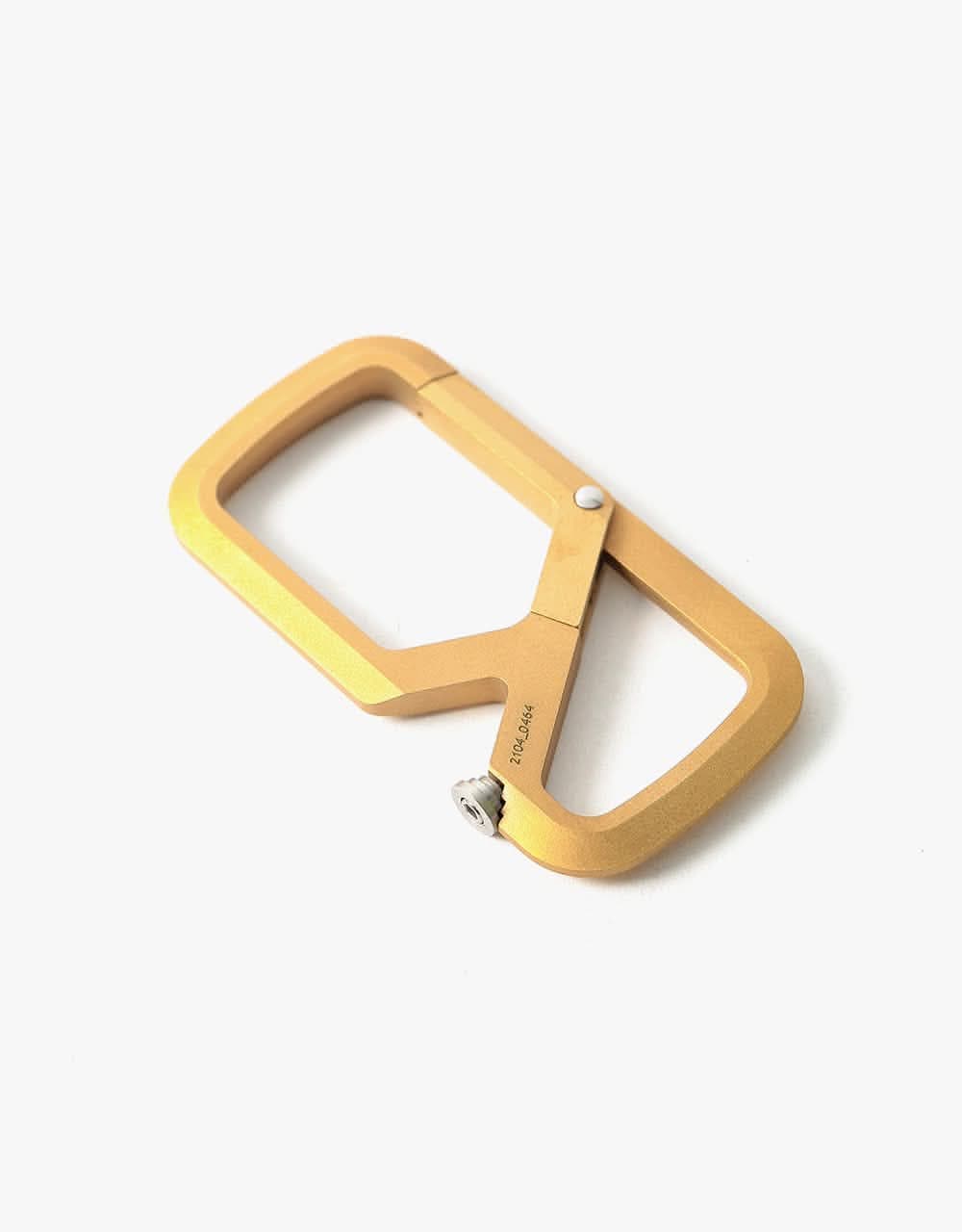 James The Mehlville 'Carabiner' Keychain - Brass/Brass