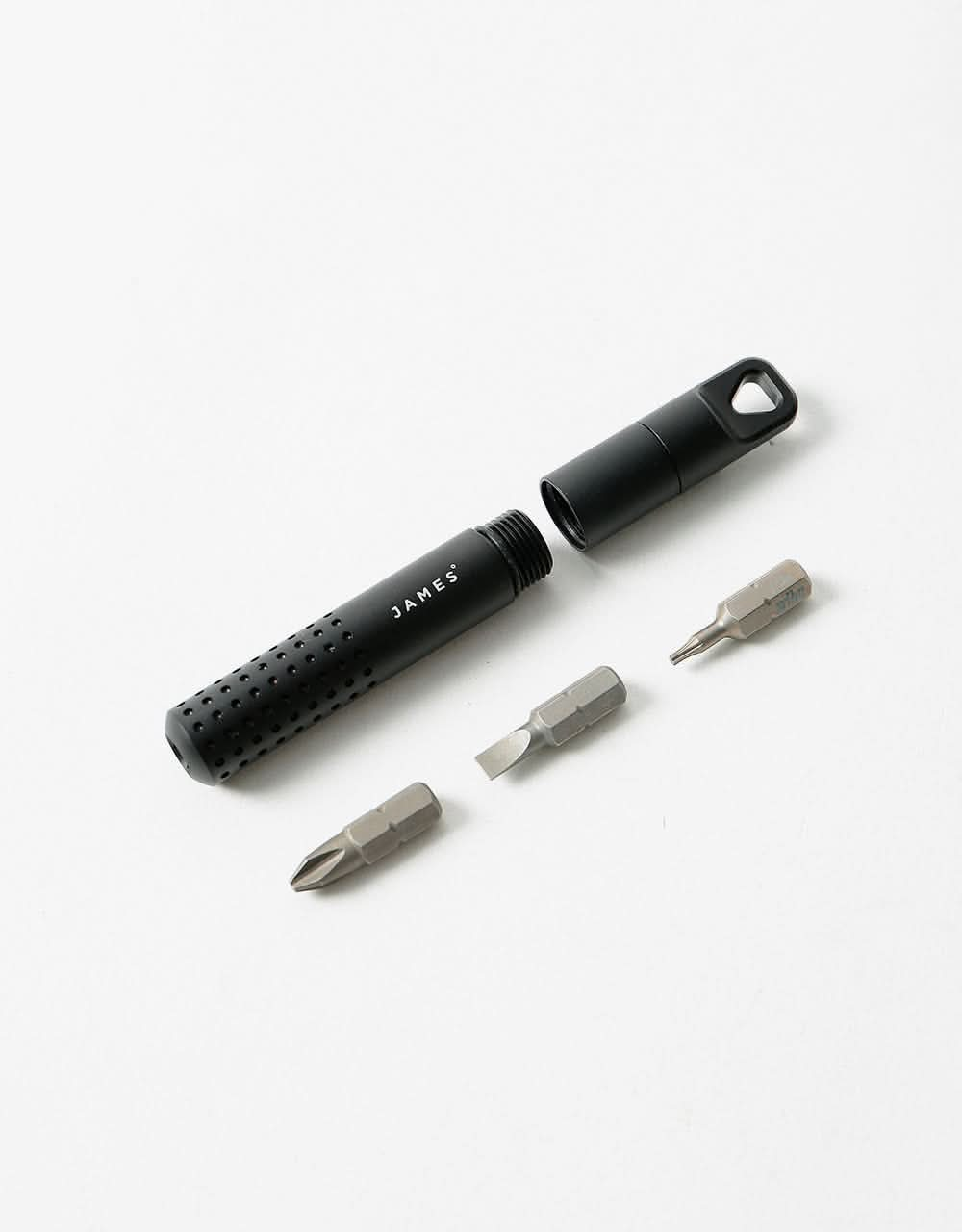 James The Cache River Pocket Screwdriver - Black/Black