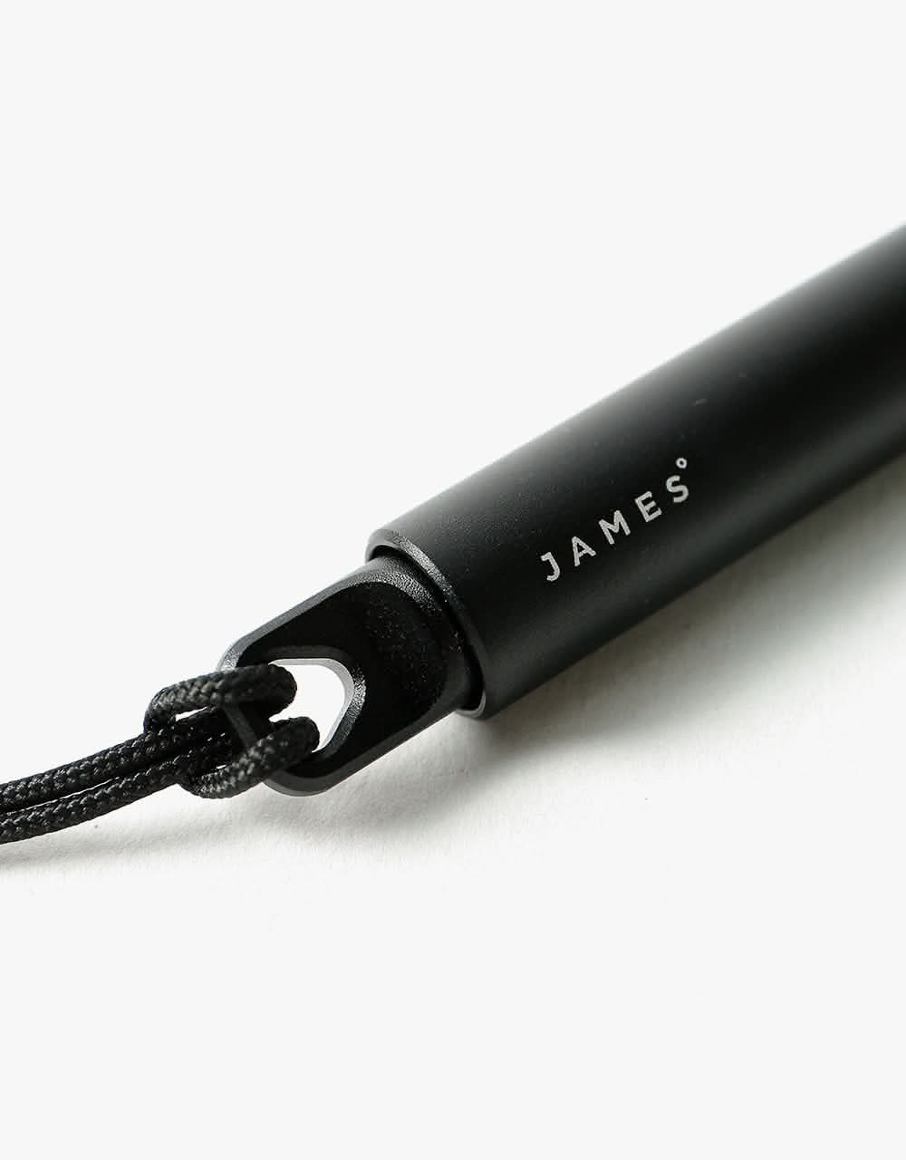 James The Stilwell Compact Pen - Black/Black