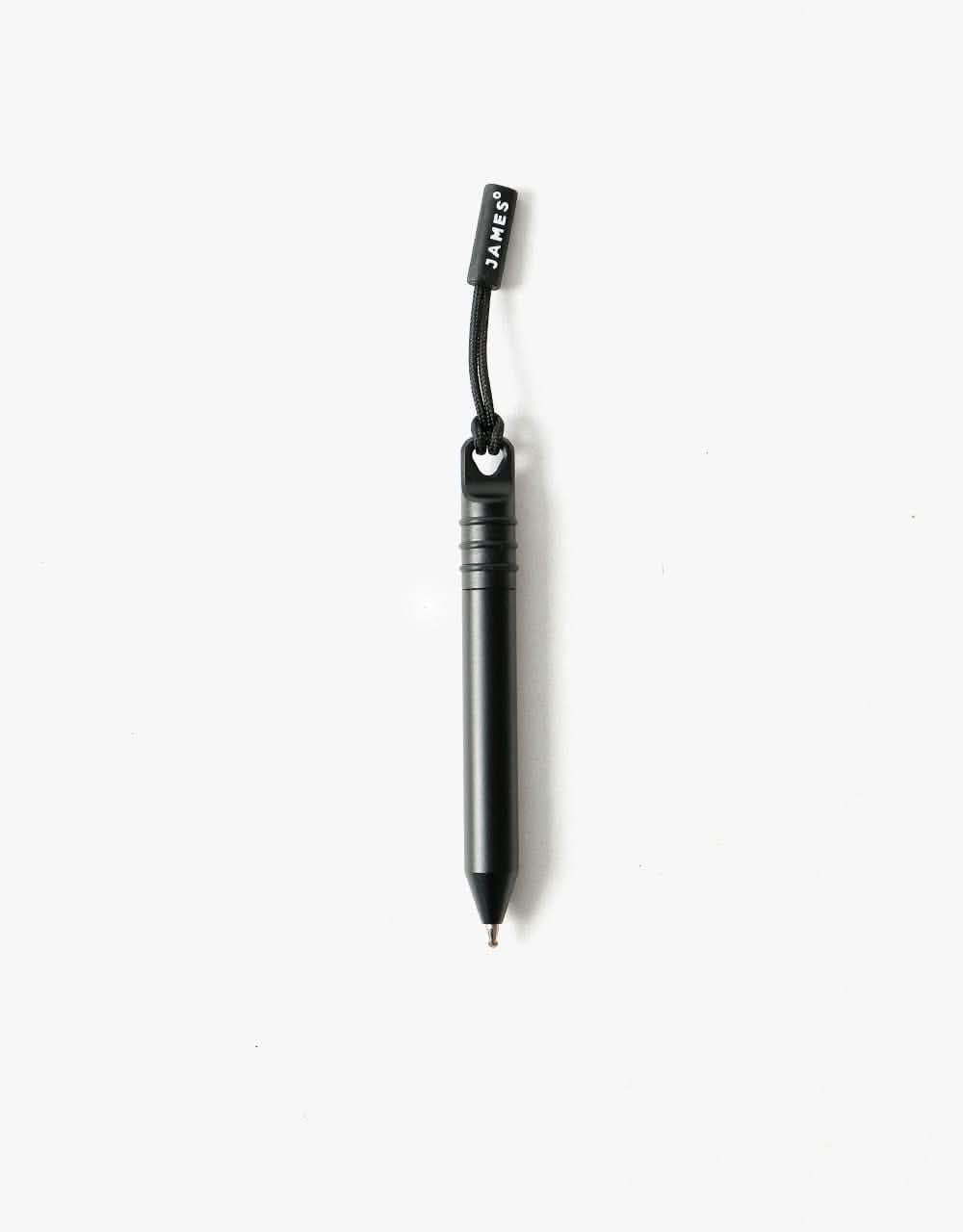 James The Stilwell Compact Pen - Black/Black