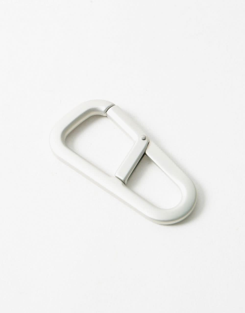 James The Hardin 'Carabiner' Keychain - Silver/Silver