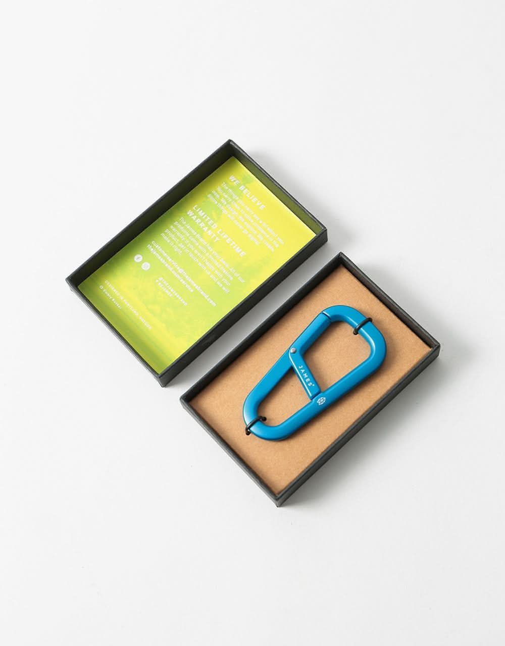 James The Hardin 'Carabiner' Keychain - Cerulean/Cerulean