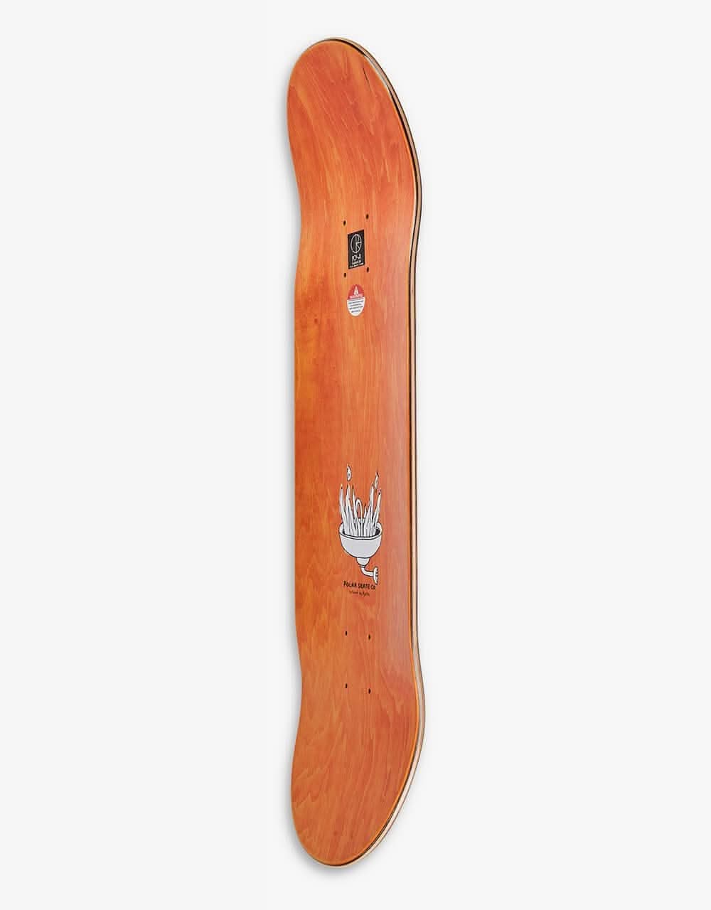 Polar Halberg Burning Sink Skateboard Deck - 8.25"