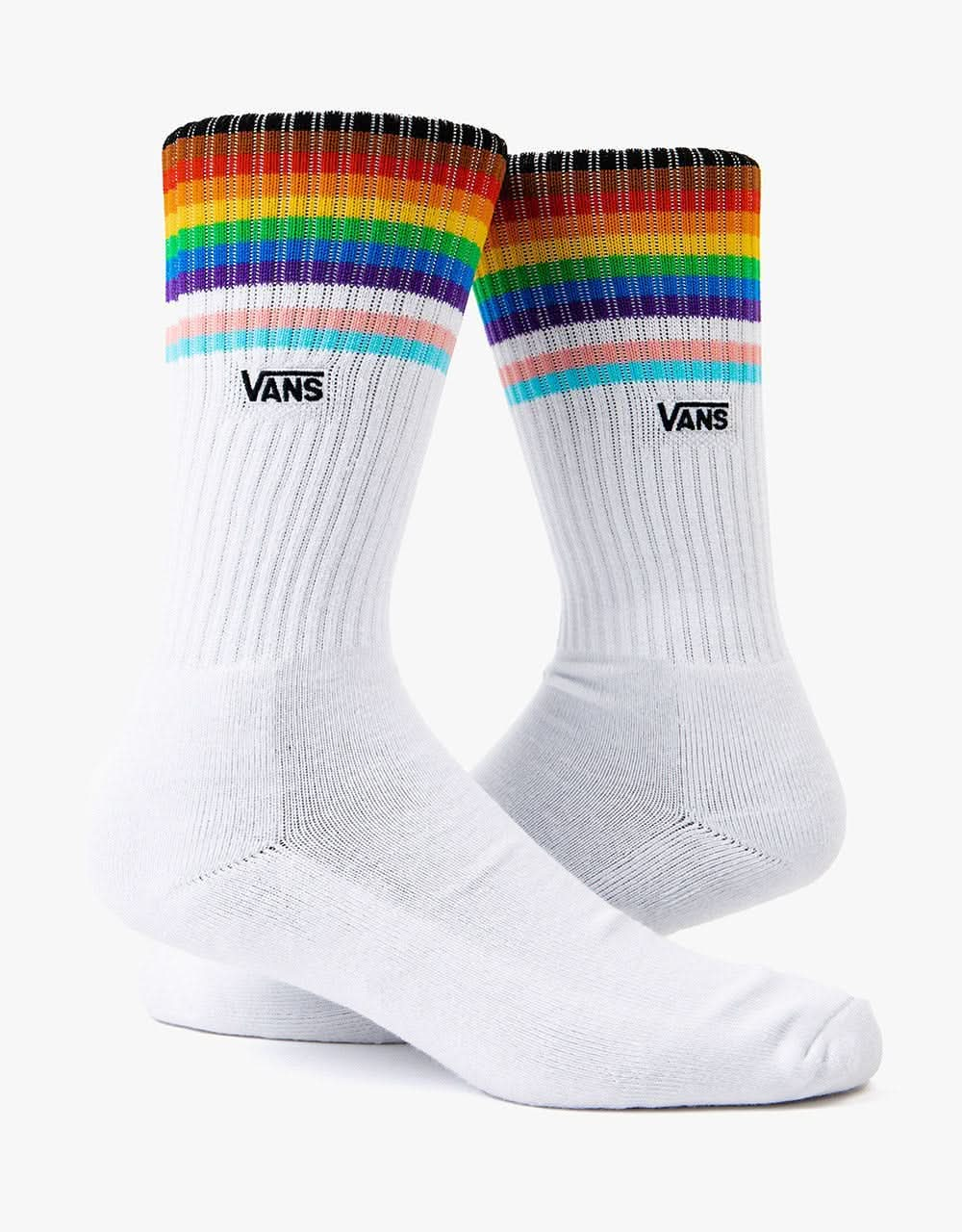 Vans Pride Crew Socks - White