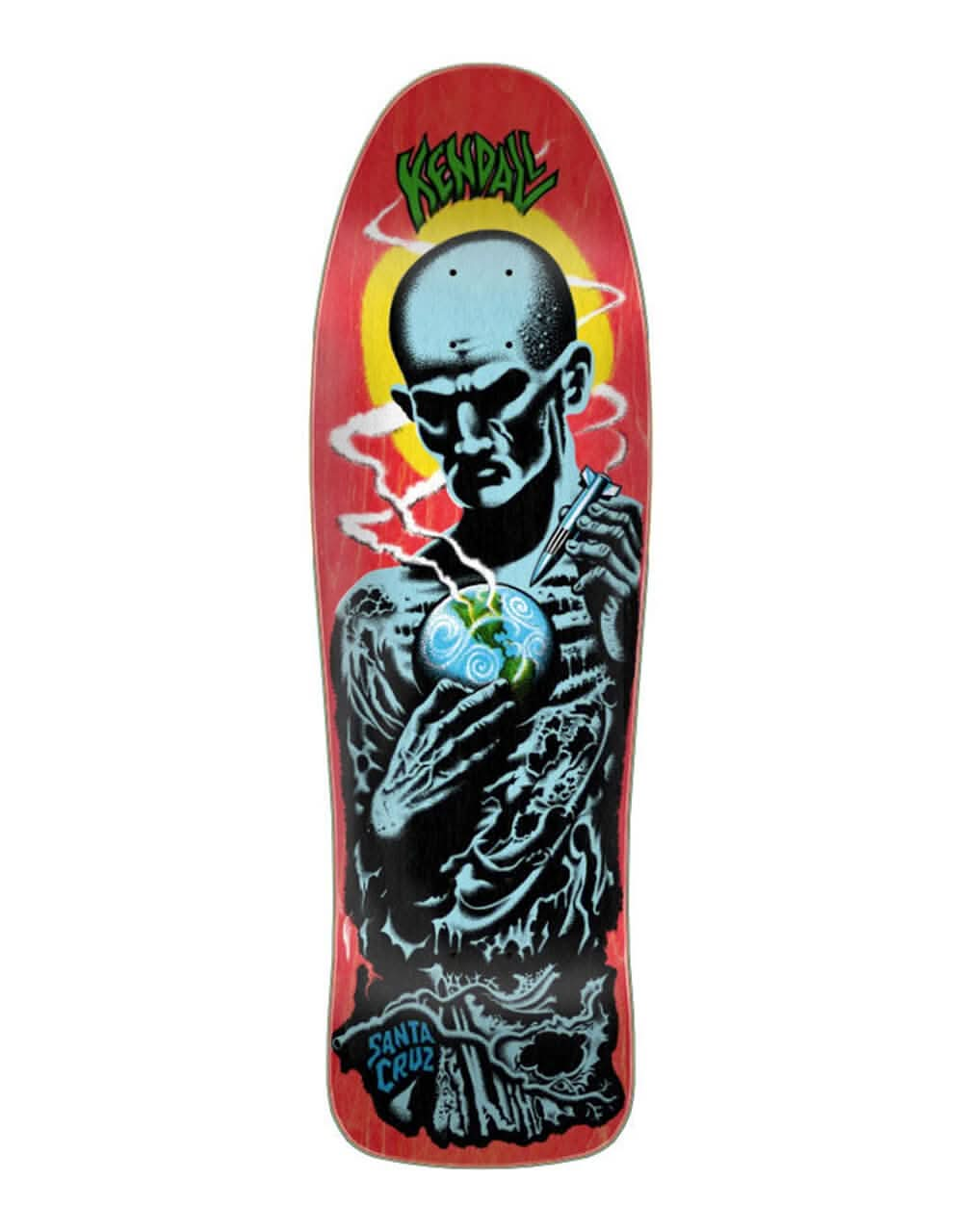 Santa Cruz Kendall Atomic Man Reissue Skateboard Deck - 9.75"