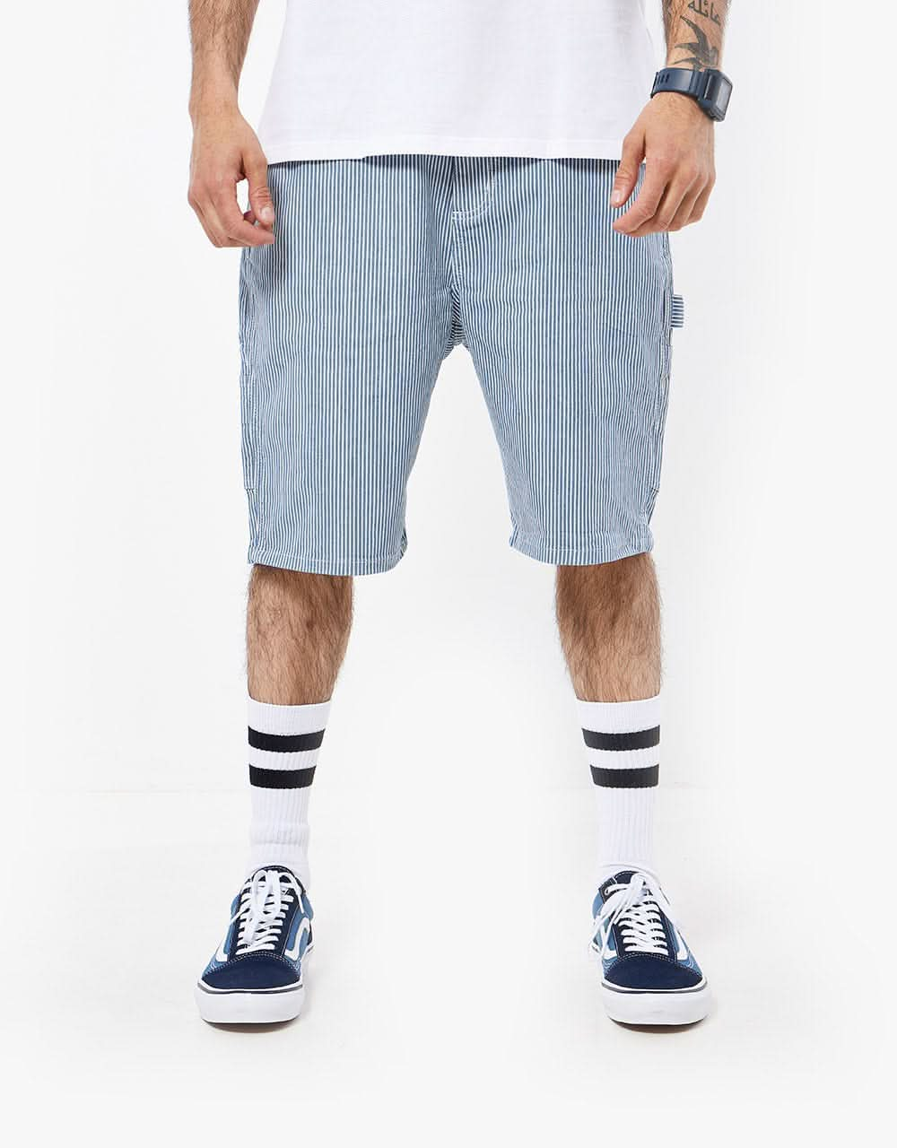 Route One Carpenter Shorts - Hickory Stripe