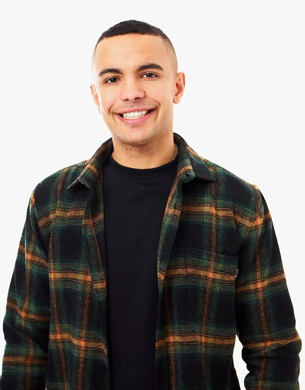 Route One Glyder Flannel Shirt - Sacramento/Forest Green