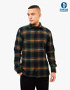 Route One Glyder Flannel Shirt - Sacramento/Forest Green