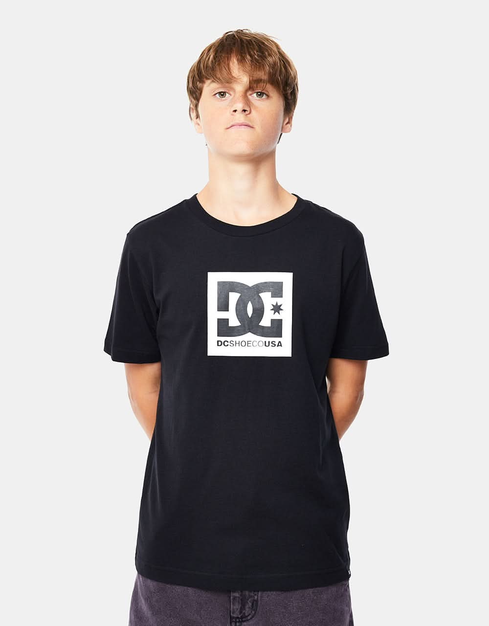 DC Square Star Kids T-Shirt - Black