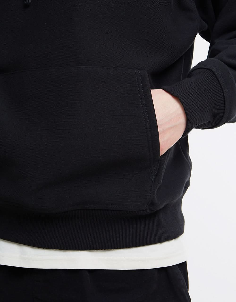 Stüssy Back Hood Applique Pullover Hoodie - Black