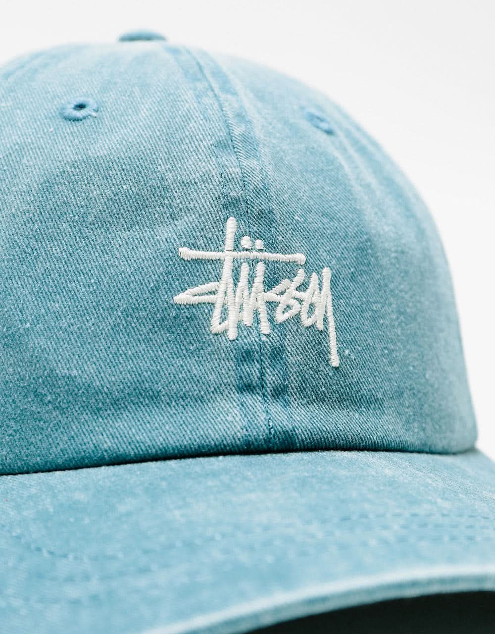 Stüssy Washed Stock Low Pro Cap - Laguna Blue