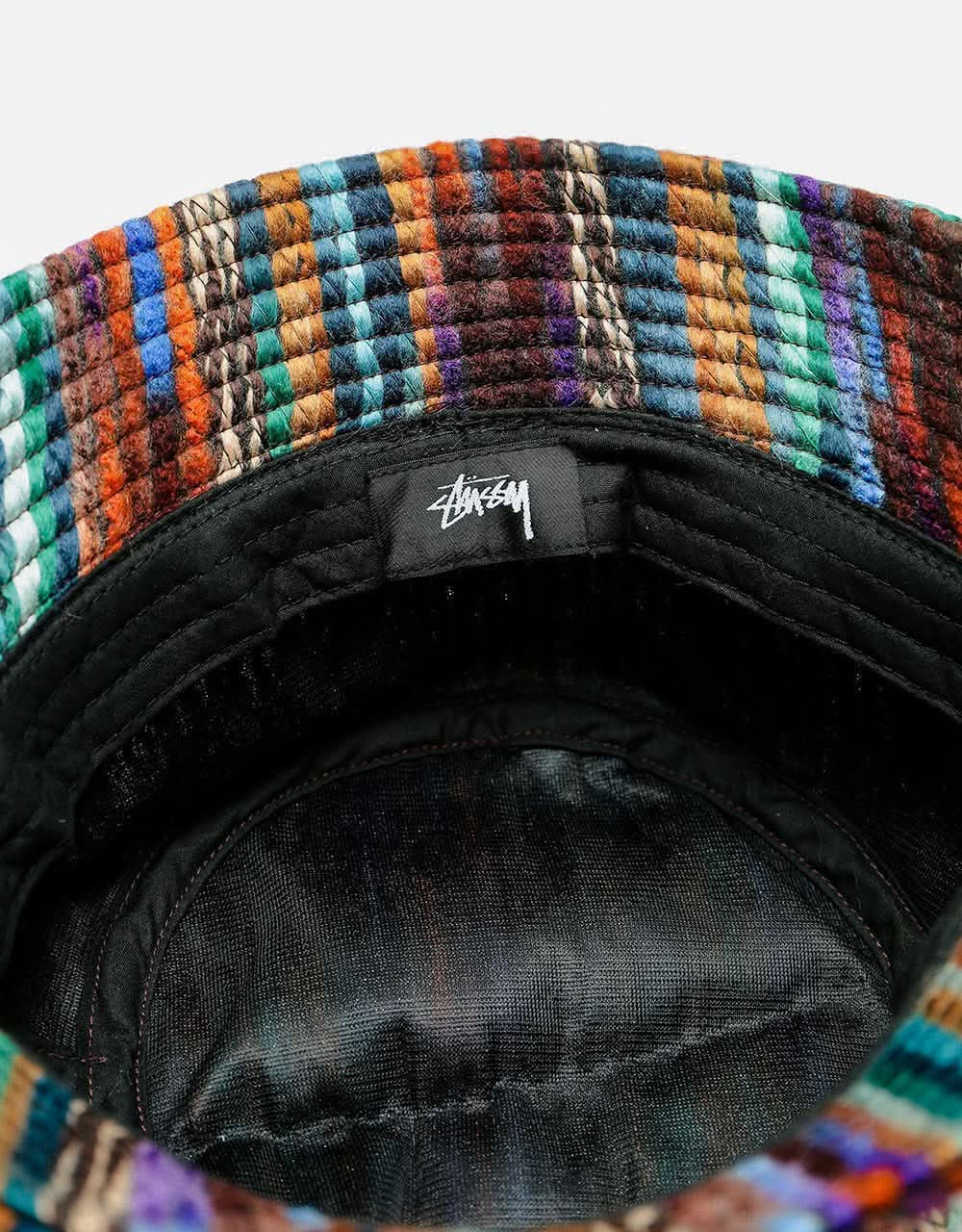 Stüssy Mixed Yarn Stock Bucket Hat - Brown