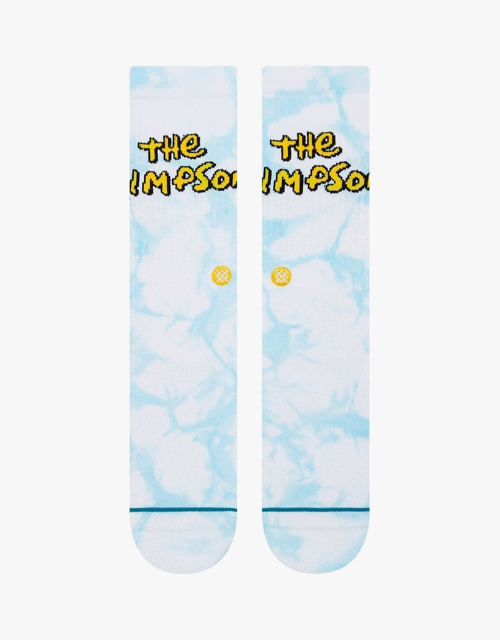 Stance x The Simpsons Intro Crew Socks - White