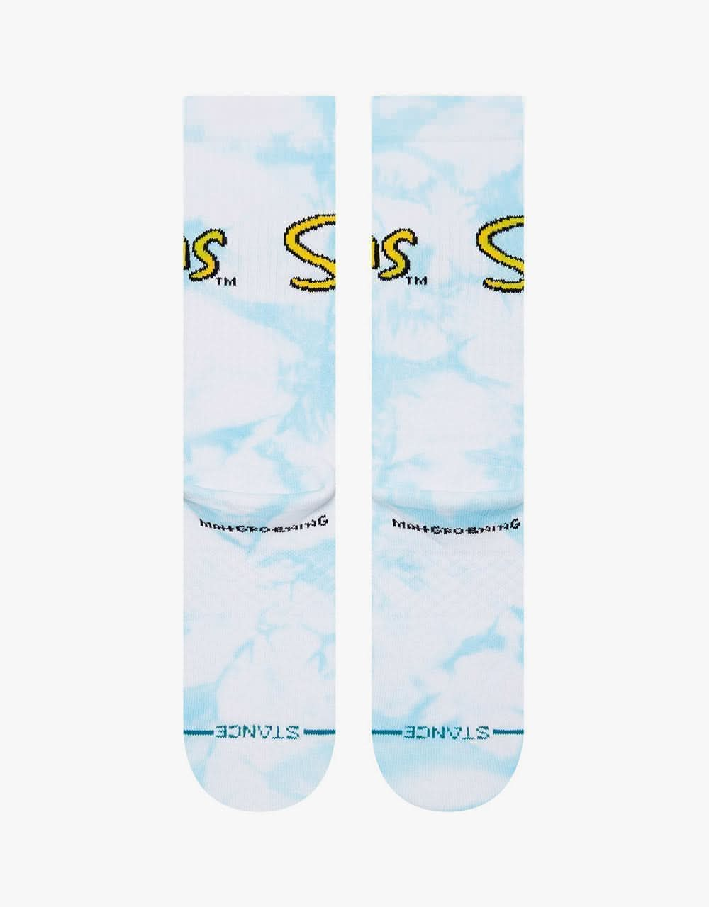 Stance x The Simpsons Intro Crew Socks - White