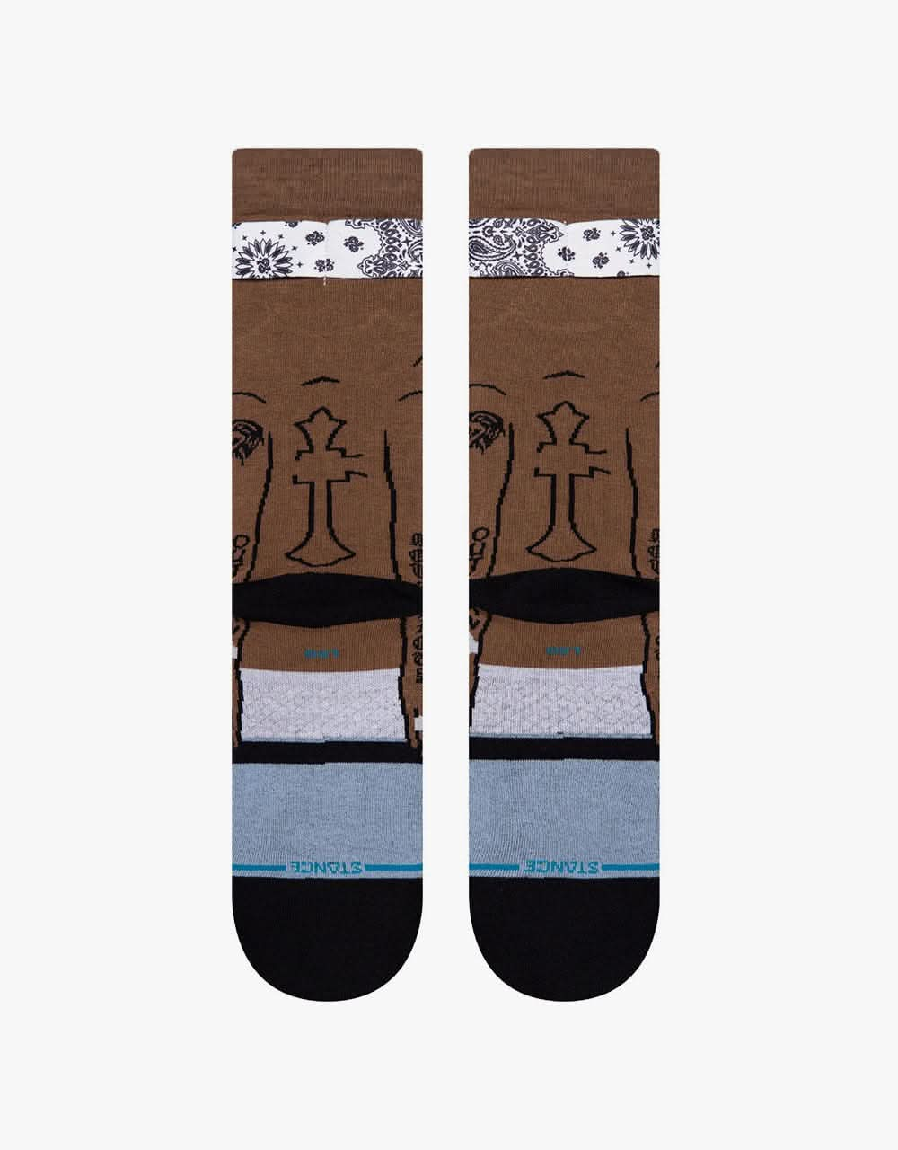 Stance x Tupac Resurrected Crew Socks - Black