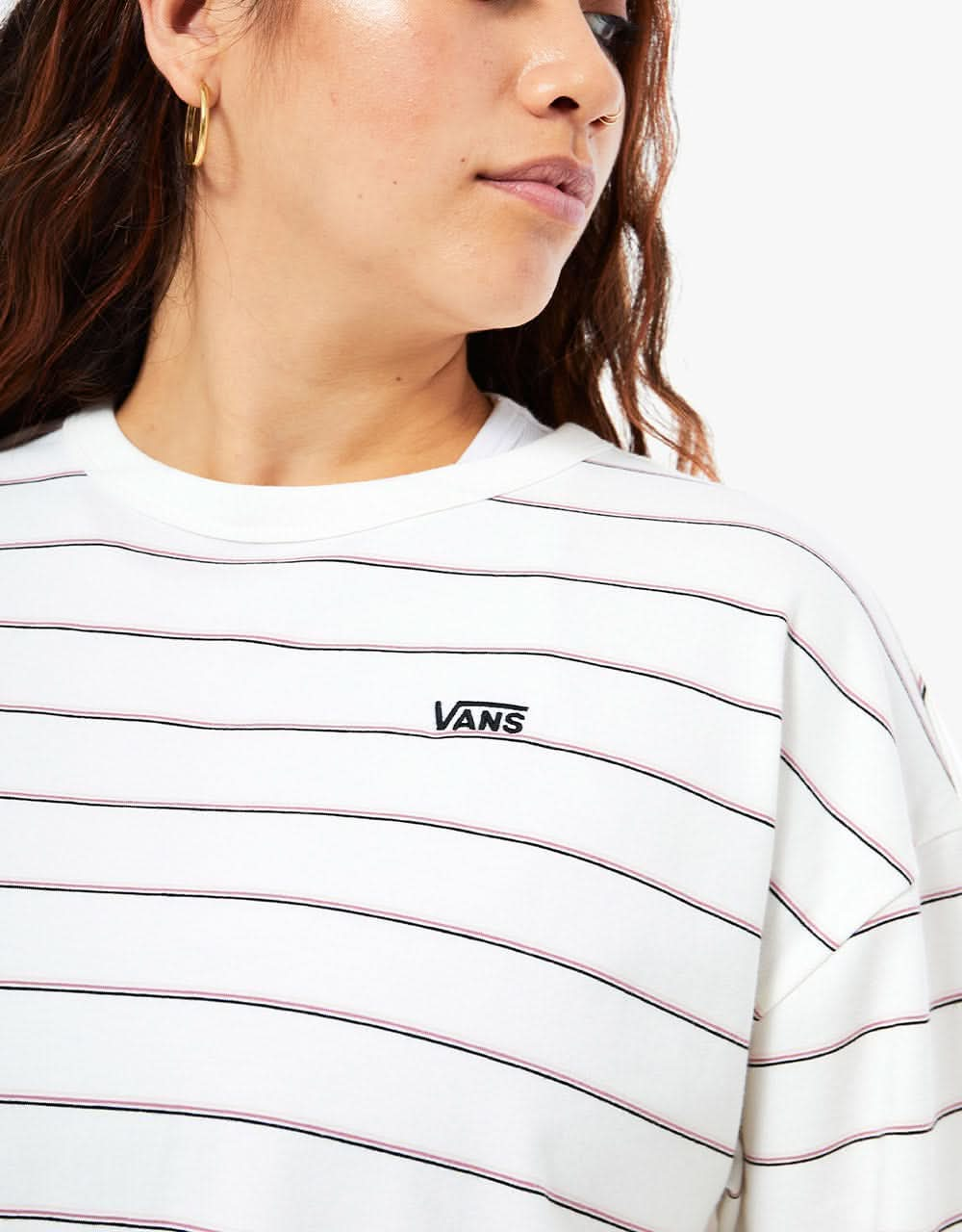 Vans Womens Time Off Stripe Top - Marshmallow