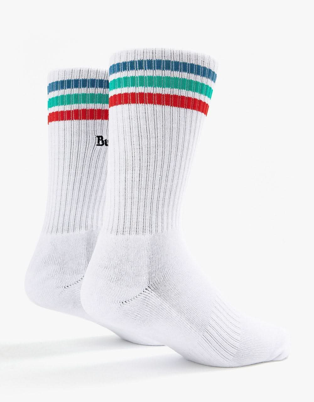 Butter Goods Stripe Socks - White