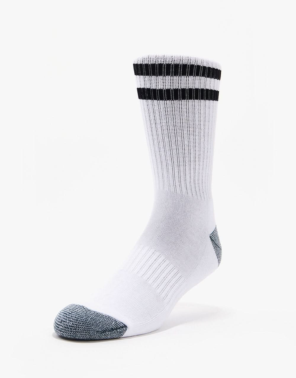 Globe Carter Crew Sock 5 Pack - White