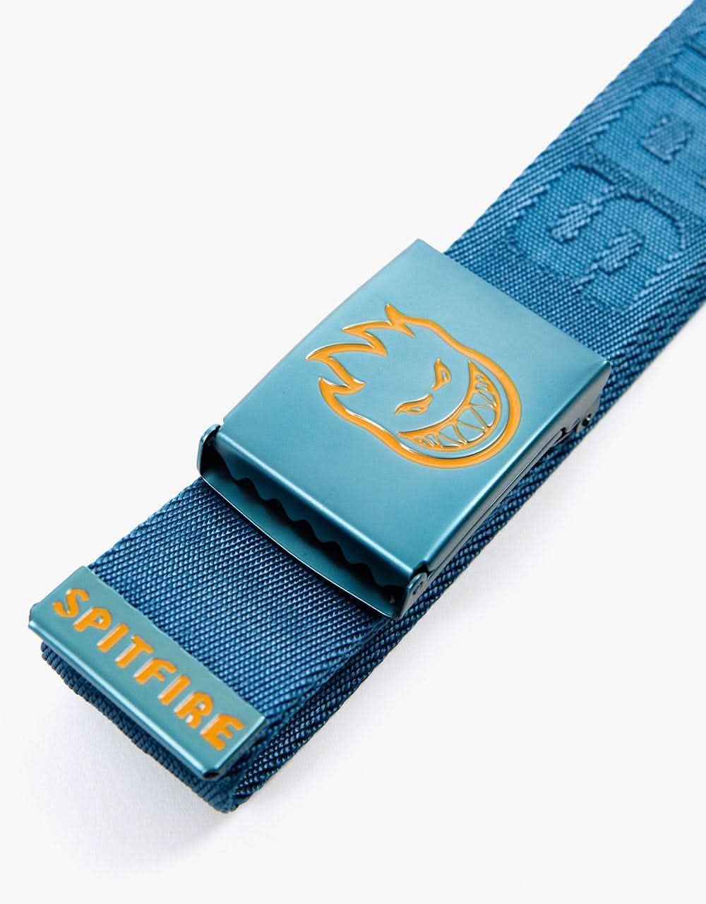 Spitfire Classic 87' Jacquard Web Belt - Navy/Orange