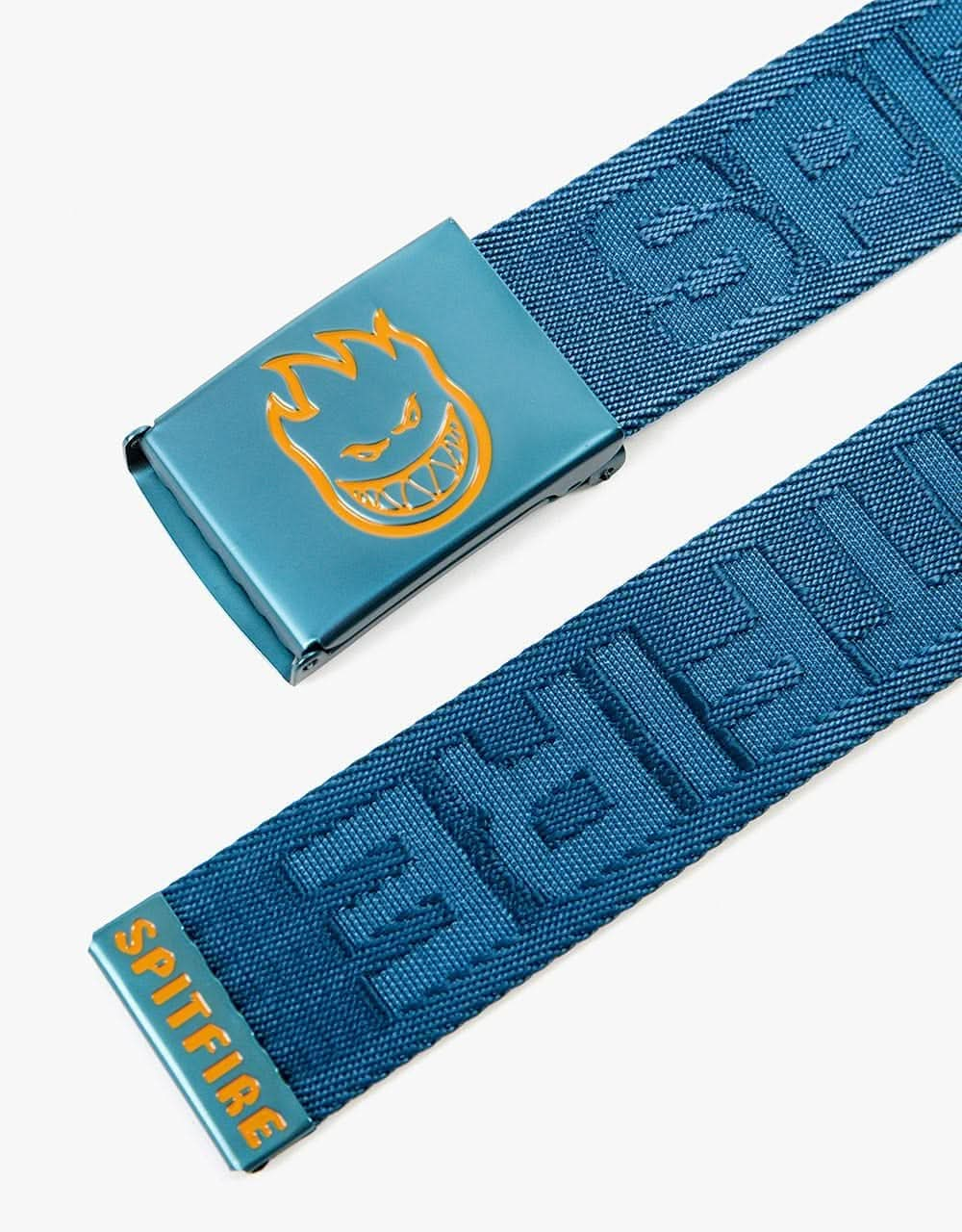 Spitfire Classic 87' Jacquard Web Belt - Navy/Orange