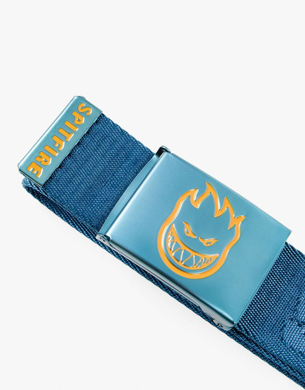 Spitfire Classic 87' Jacquard Web Belt - Navy/Orange