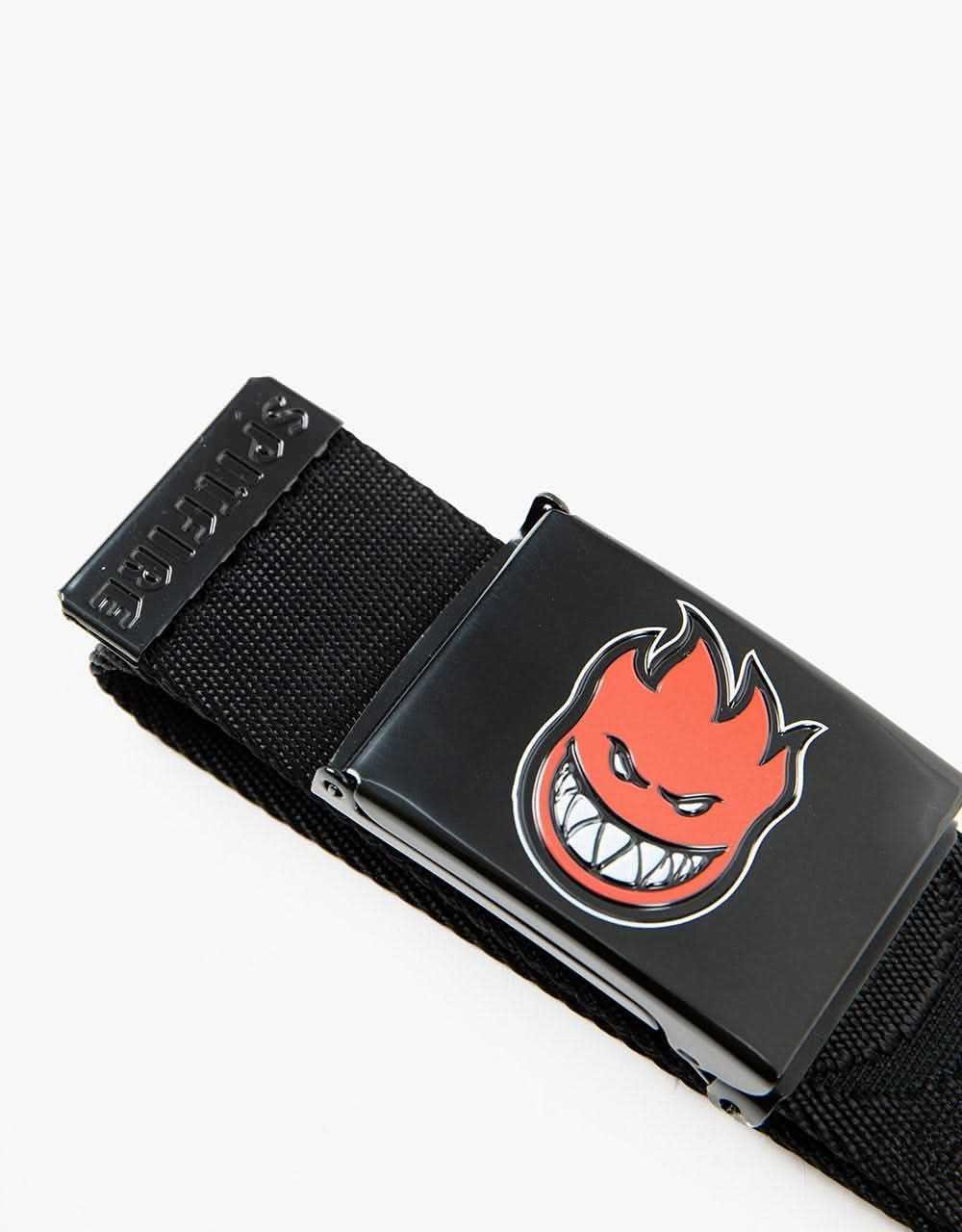 Spitfire Bighead Fill Cresent Jacquard Web Belt - Black/Red