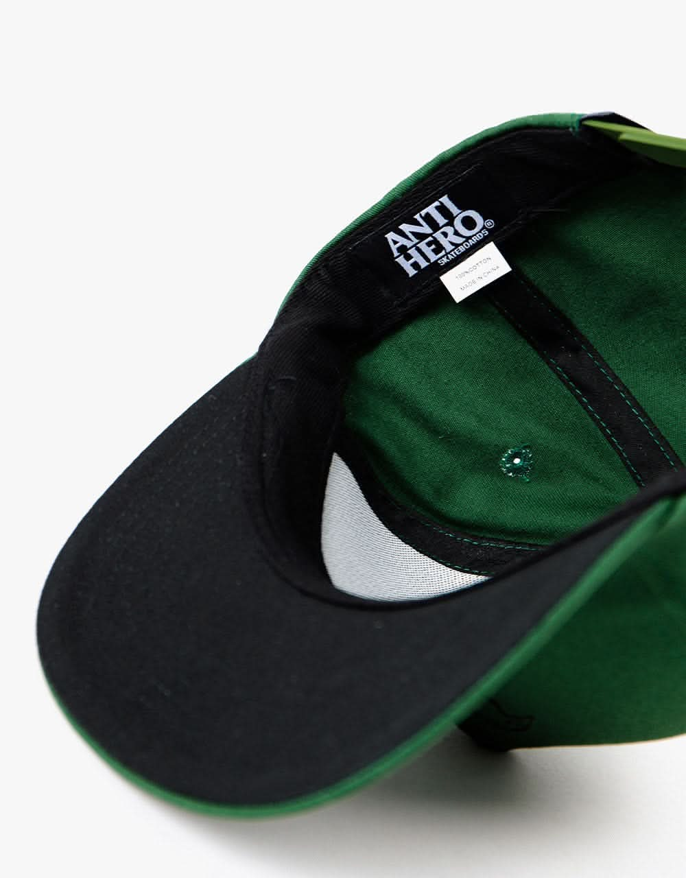 Anti Hero Basic Pigeon Snapback Cap - Dark Green