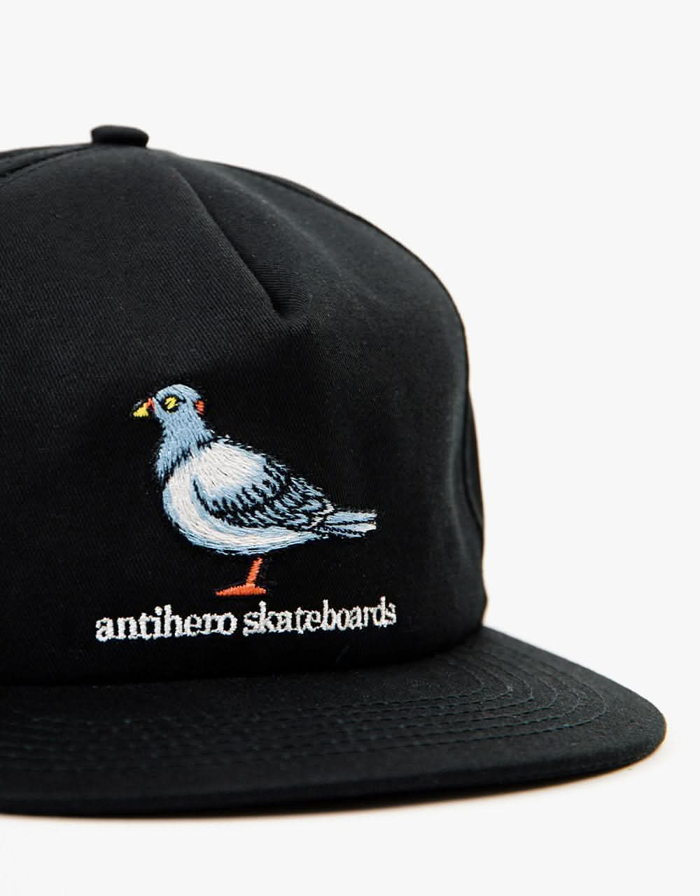 Anti Hero Lil Pigeon Snapback Cap - Black