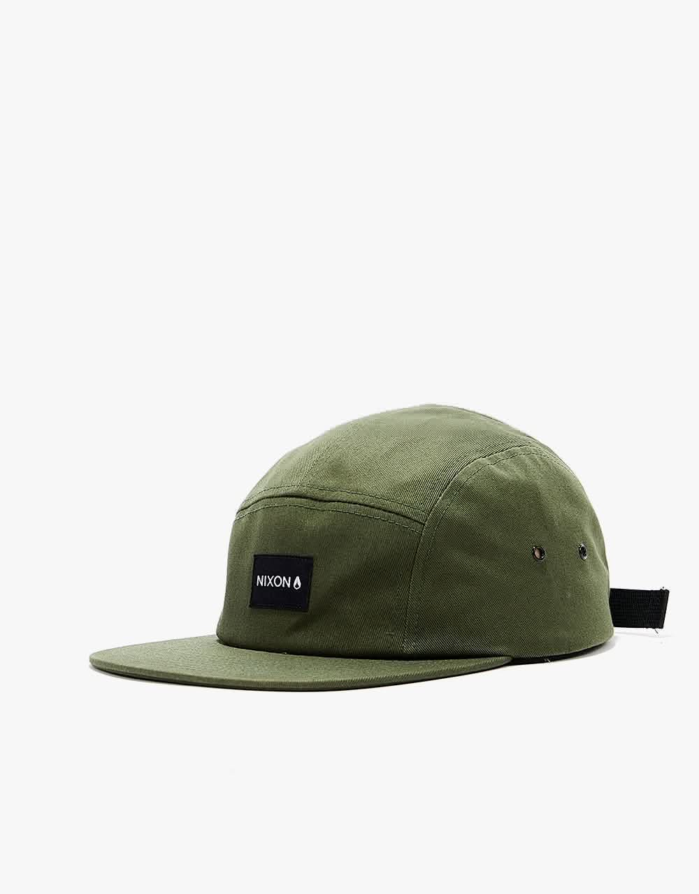 Nixon Mikey Strapback 5 Panel Cap - Olive