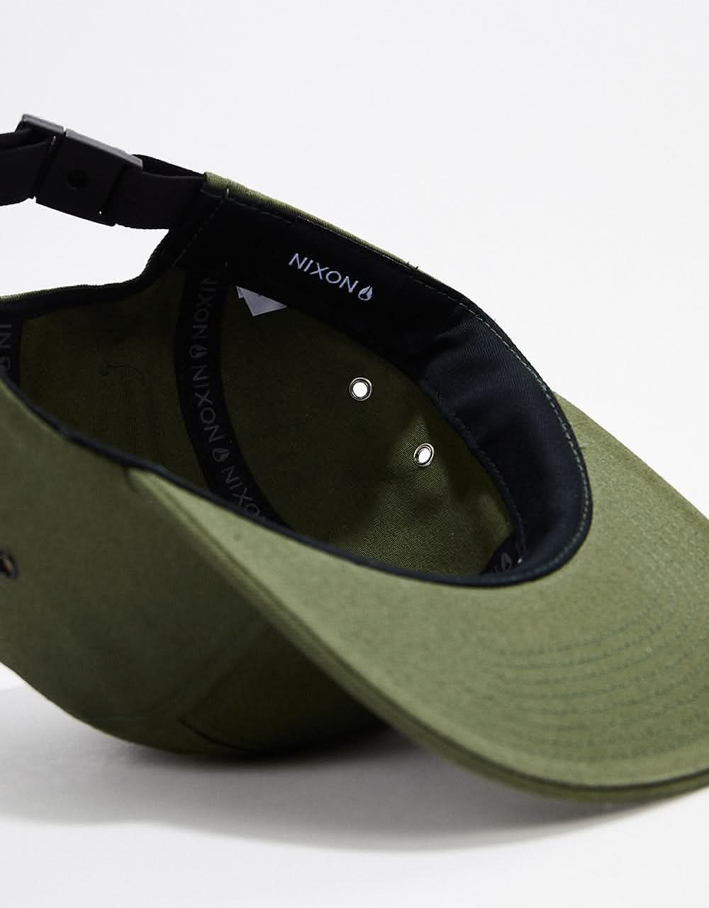 Nixon Mikey Strapback 5 Panel Cap - Olive