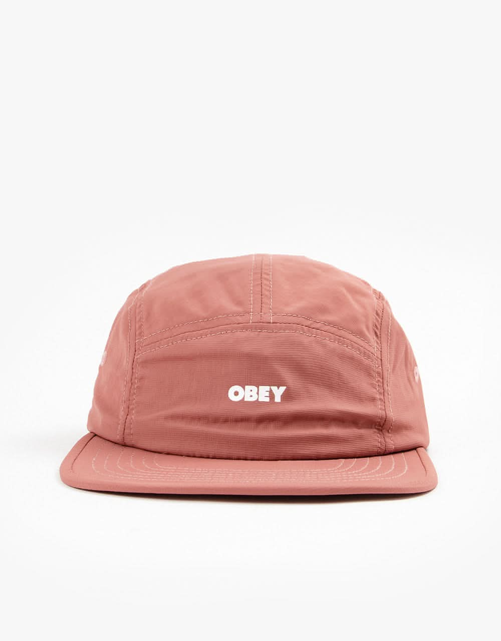 Obey Bold Fazer 5 Panel Camp Cap - Pink Amethyst