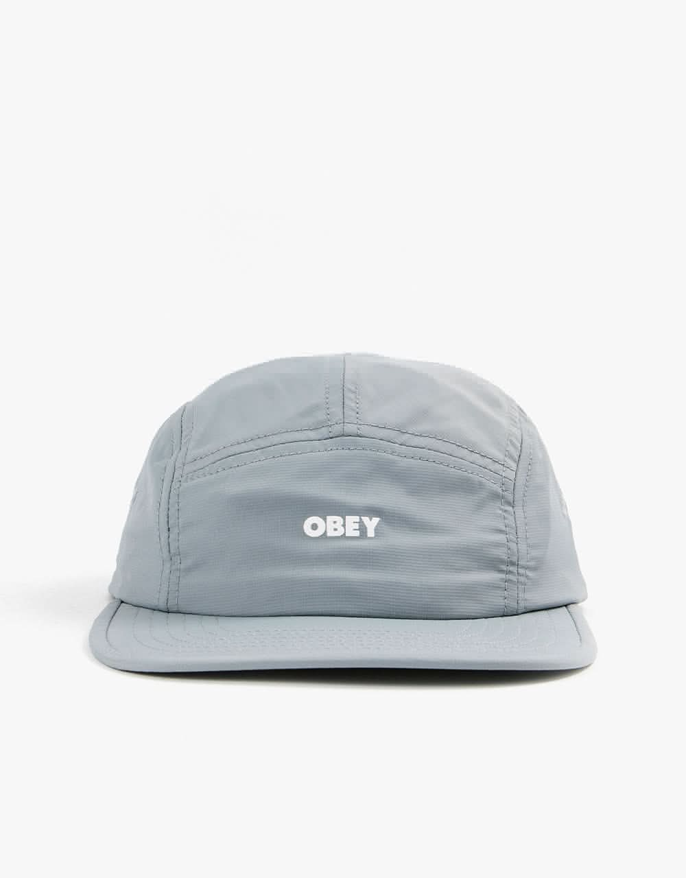 Obey Bold Fazer 5 Panel Camp Cap - Good Grey