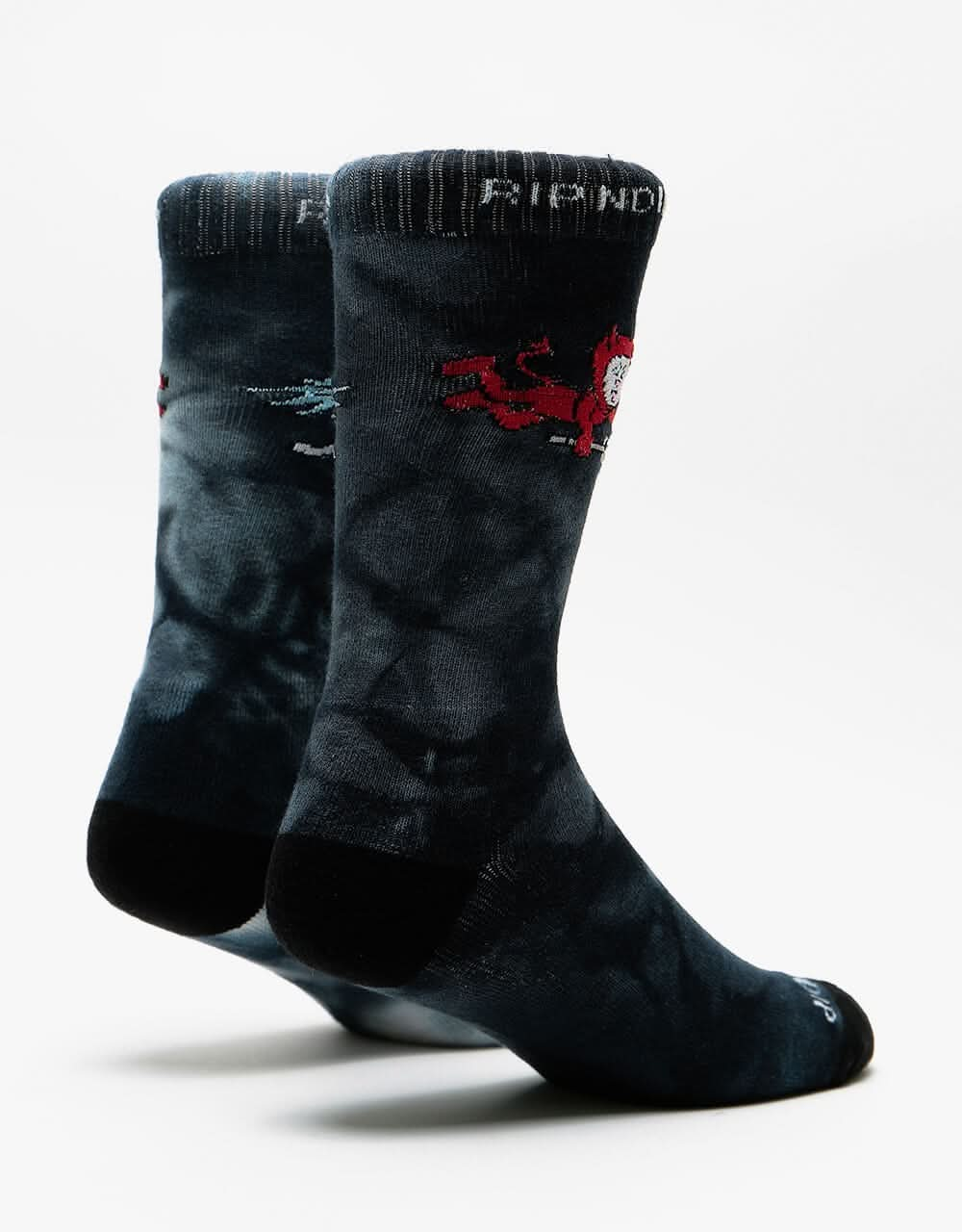 RIPNDIP Limbo High Socks - Black Lightning Wash